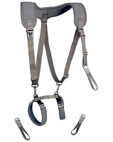 Tuba or euphonium harness