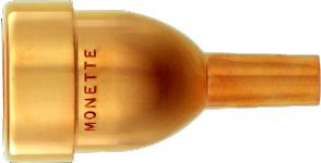 Large shank trombone mouthpiece
